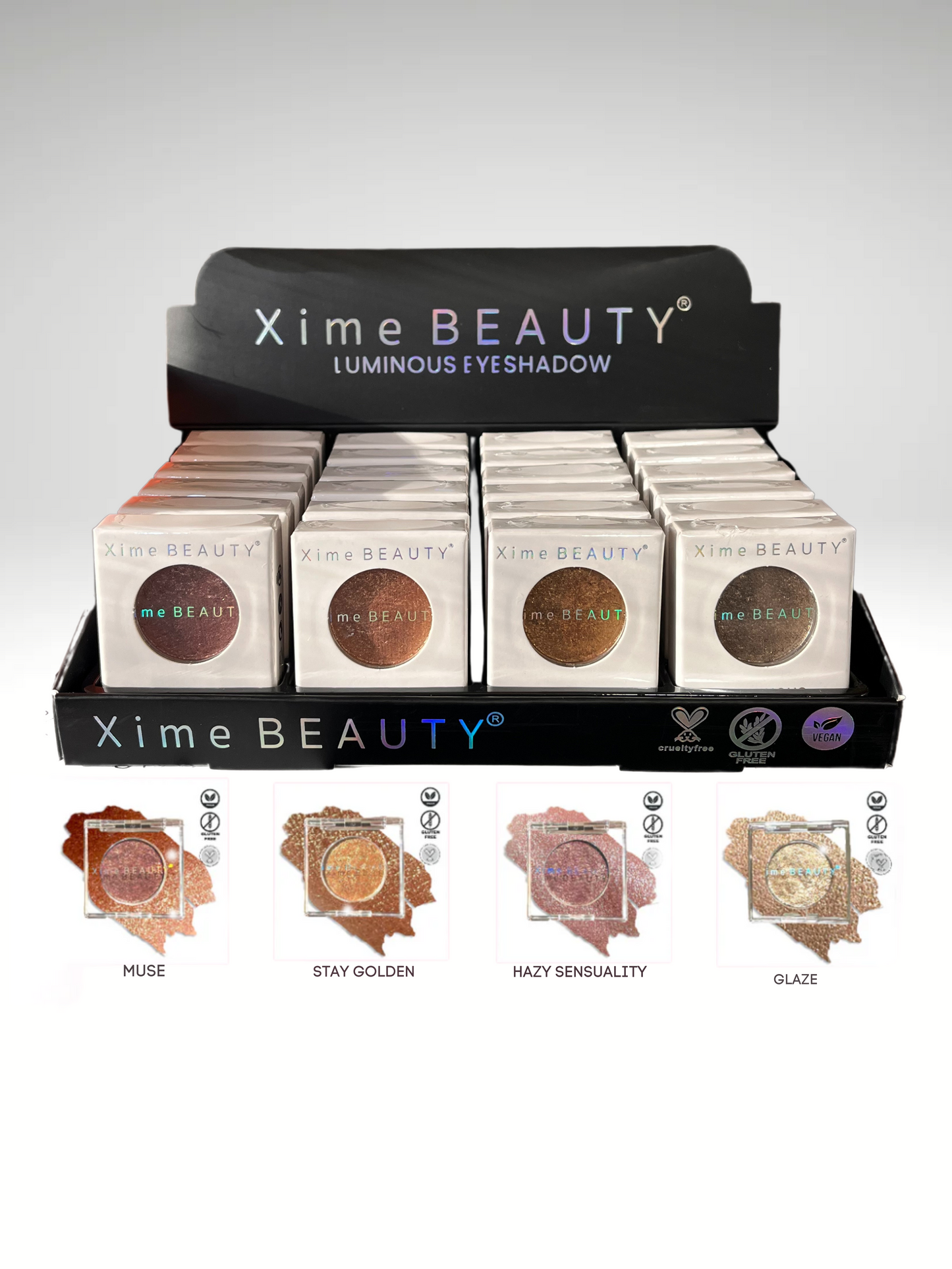 XB- 103C Luminous Highpigmented Eyeshadow DISPLAY