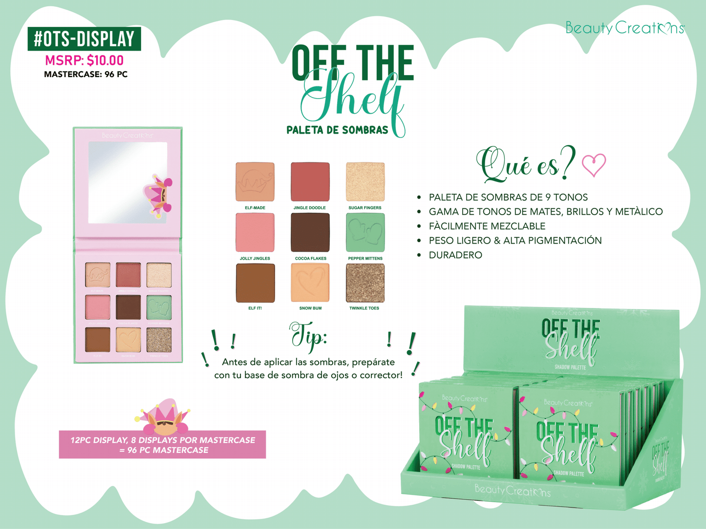#OTSE9 Beauty Creations Off The Shelf Palette