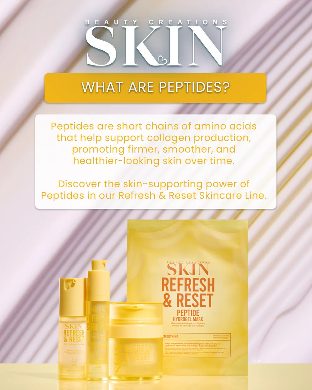 SK-RRFS Beauty Creations Refresh & Reset Peptide Face Serum 30ML (1PCS)