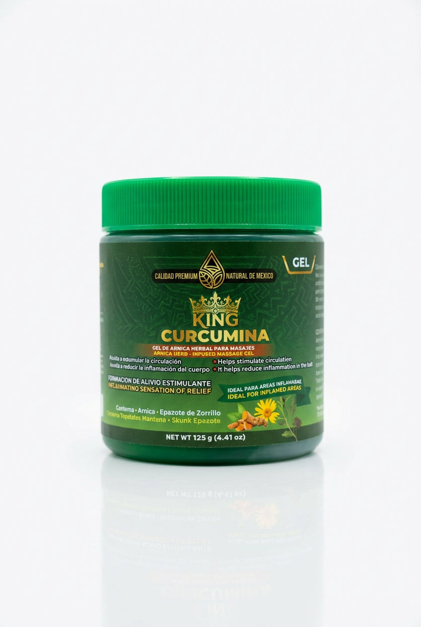 Gel Contra El Dolor King Curcumina + Arnica 125G