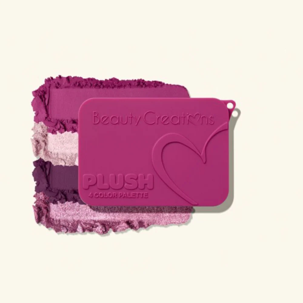 Beauty Creations Plush 4 Color Palette ( Berry Drama) 1PCS