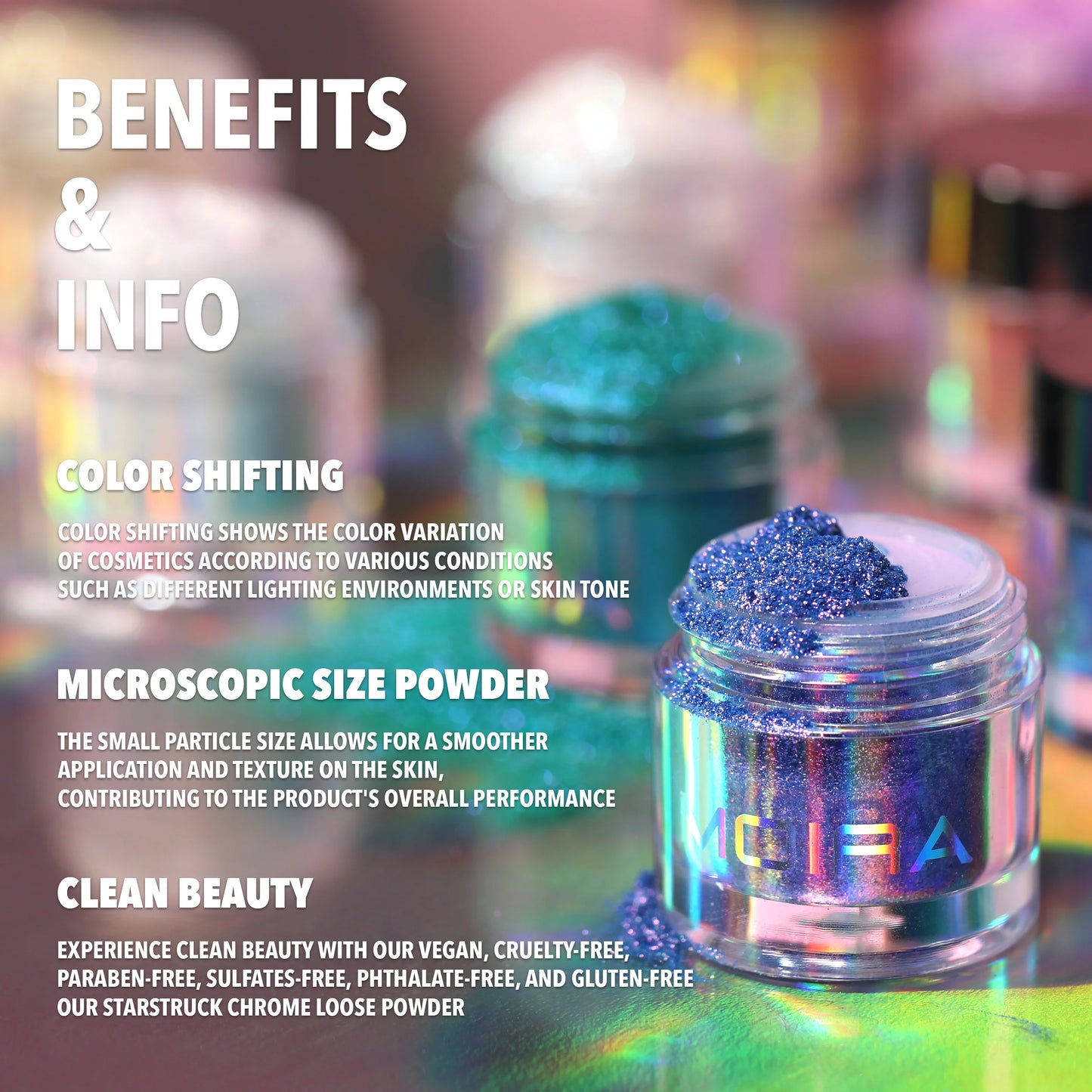 Starstruck Chrome Loose Powder (SCLP005, IRL) 3pc Bundle