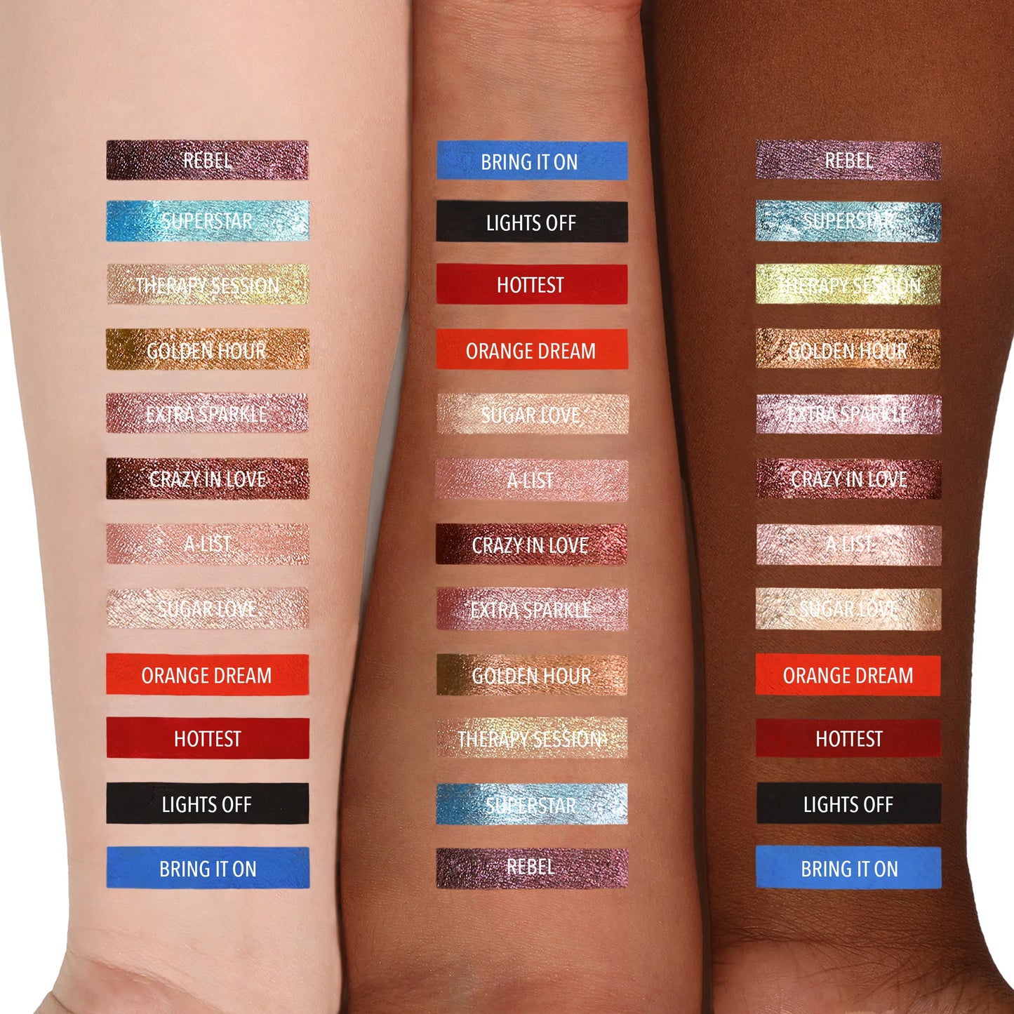 Superhyped Liquid Pigment (024, Rebel) 3pc Bundle