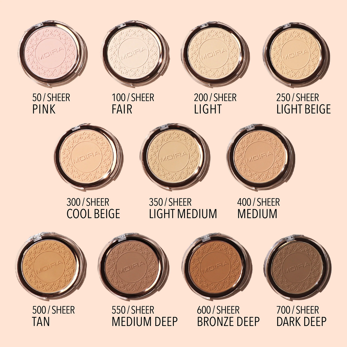 SWP 350 Sheer/Light Beige - Soft Focus Waterproof Setting Powder