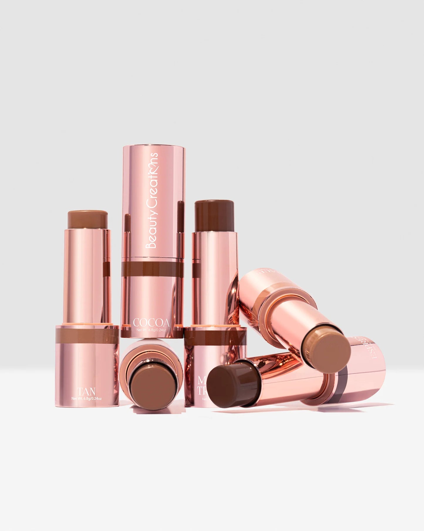 Beauty Creations Contour Sticks (BCCS1, Taupe) 6pc Bundle