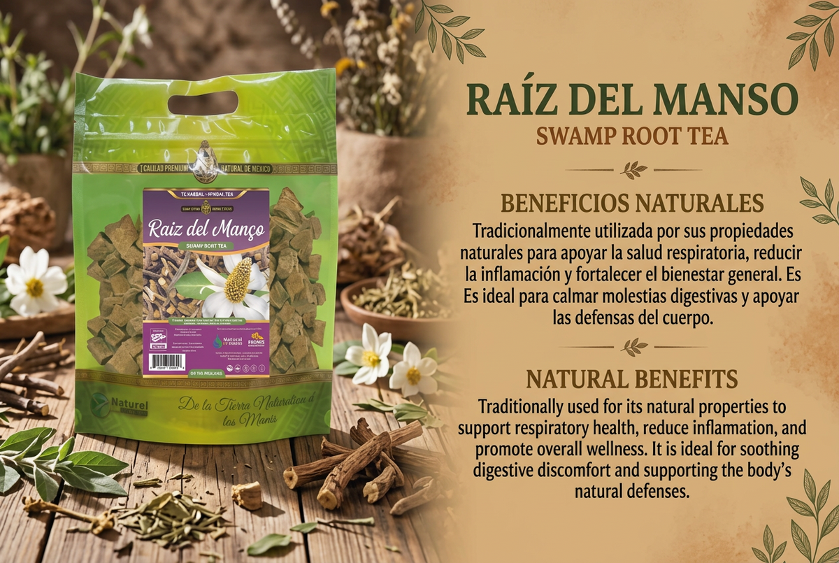 Raíz de Manzo Herbal 4oz.
