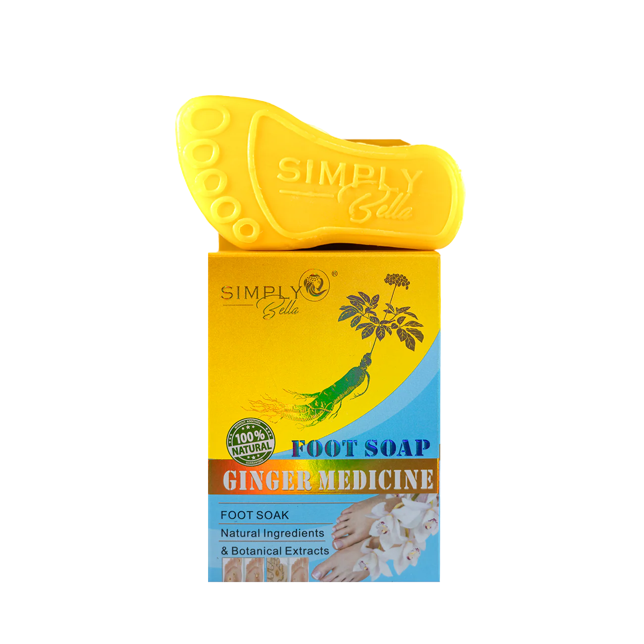 SIM049 Simply Bella Jabon Medicinal Para Pies / Foot Ginger Medicine Soap