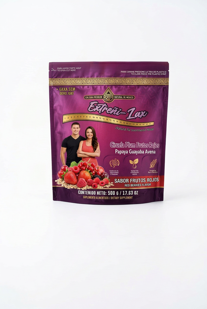 Fibra Premium Natural Extreñil-Lax Sabor Frutos Rojos 500G