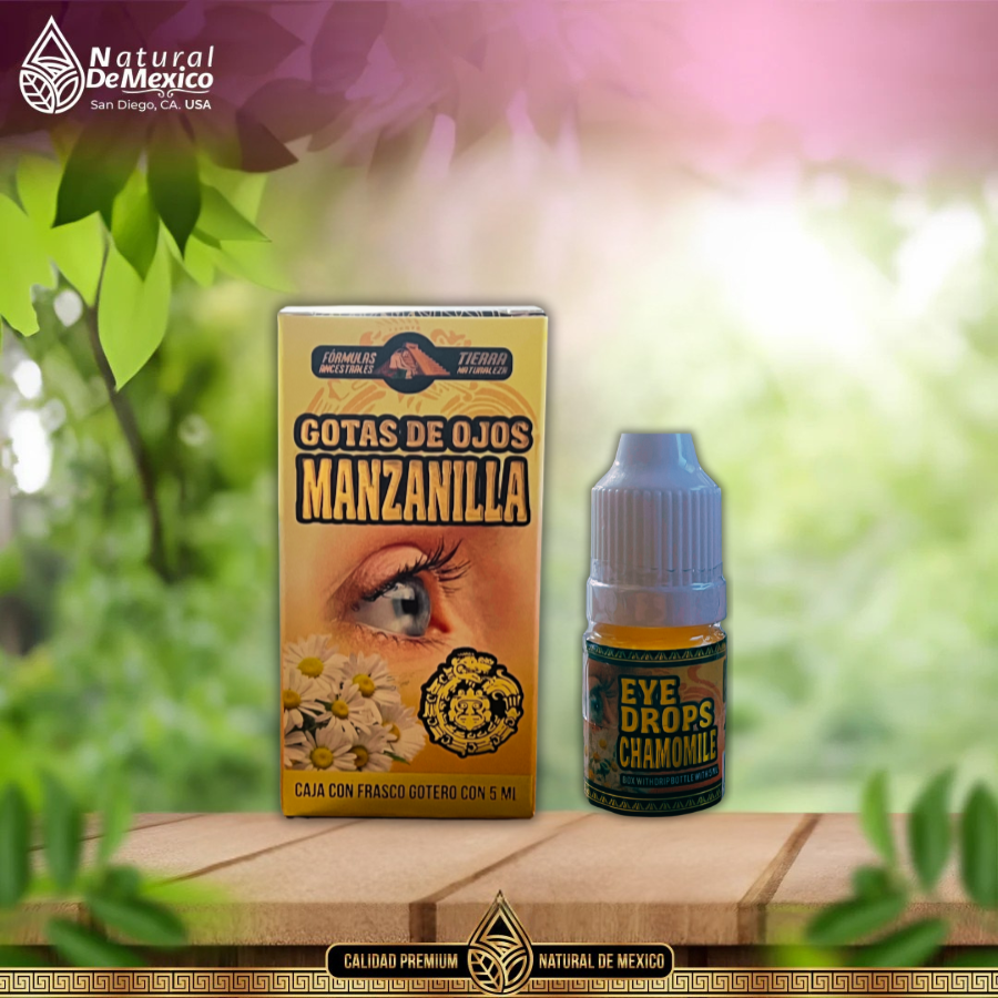 K-2 Gotas de Manzanilla Para Ojos Concentradas 5ml/0.16oz/