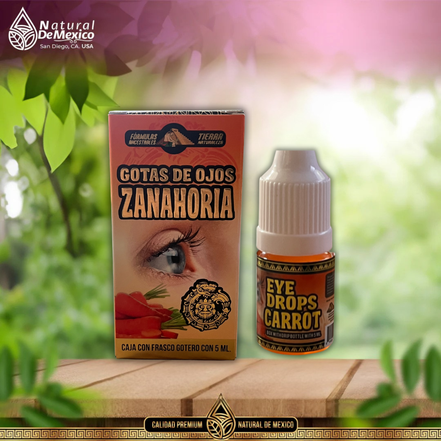 K-4 Gotas de Zanahoria Reforzado con Vitamina D Para Ojos Concentradas 5ml/0.16oz