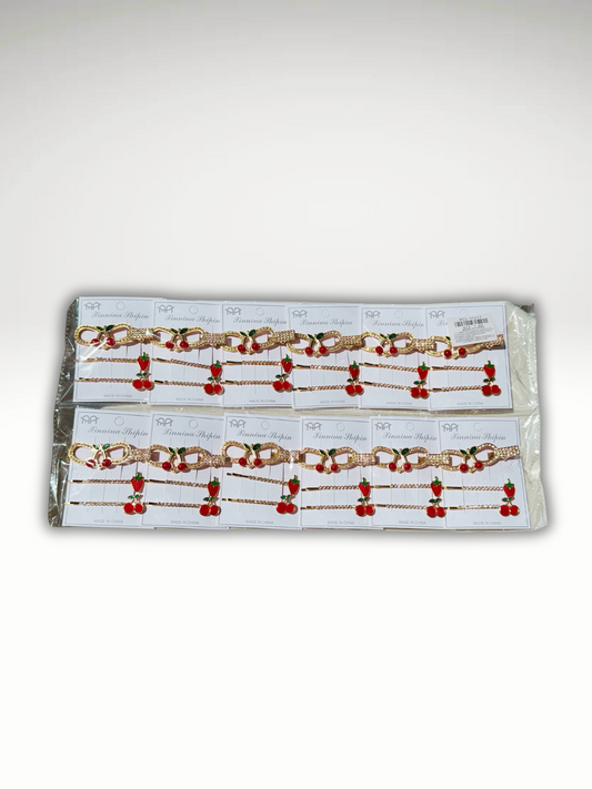 KCL - 11217 Cherry Hair Pins 12PC Display
