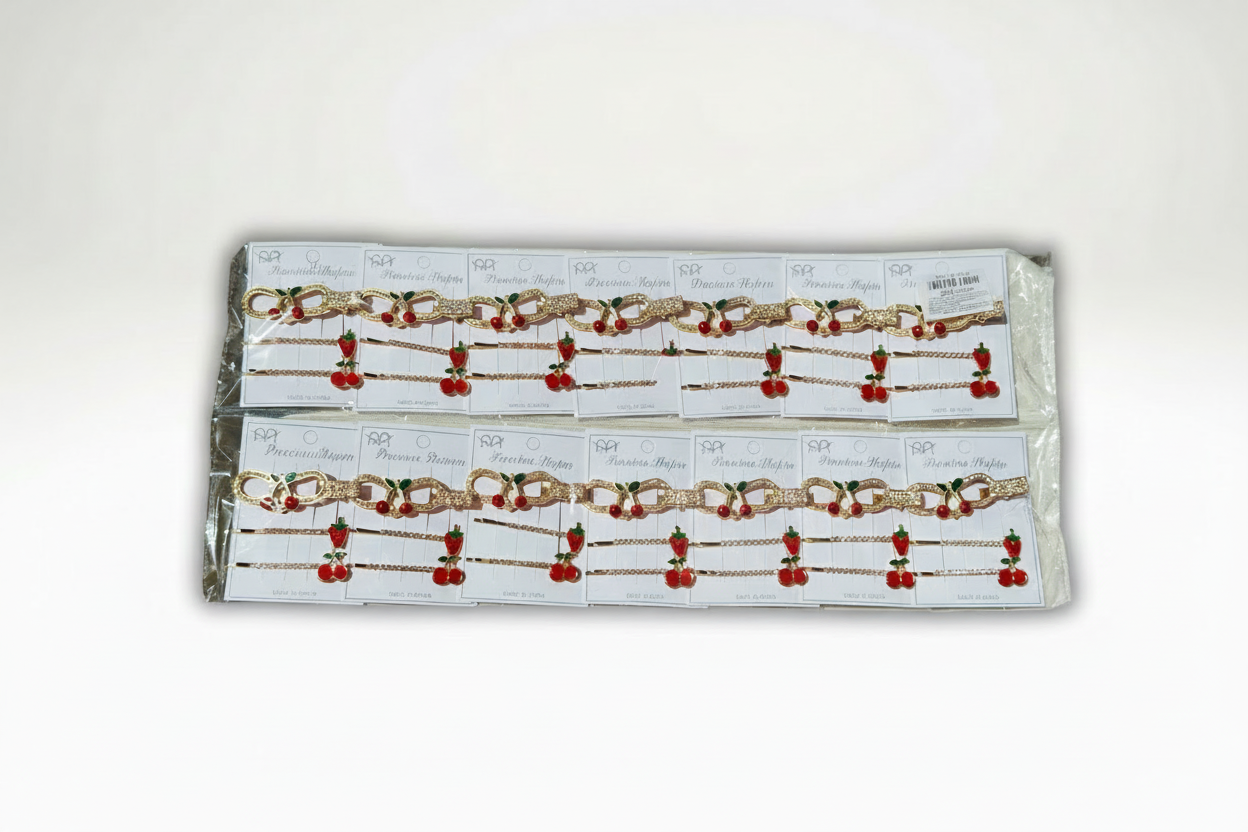 KCL - 11217 Cherry Hair Pins 12PC Display