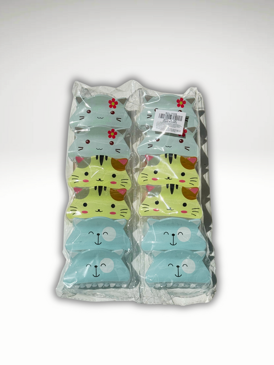 KCL - 11226 Cute  Cat Hair Clip 12pc Display
