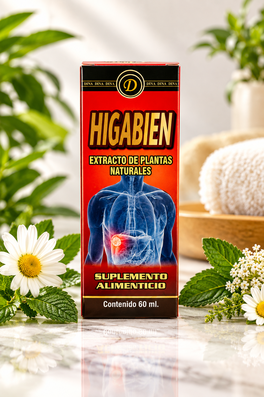 Higabien Extracto Liquido - Suplemento Alimenticio - 60Ml