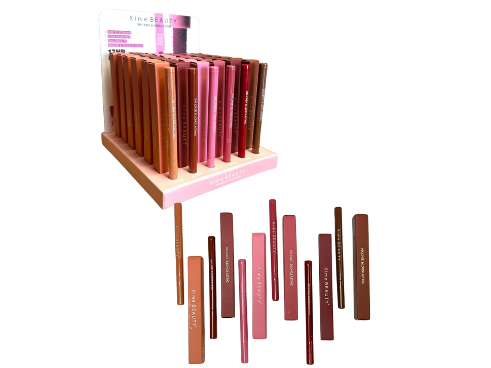 XB-817 Xime Beauty Ink Liner Lipstick 12HR Lasting Lip Liner And Filler Display