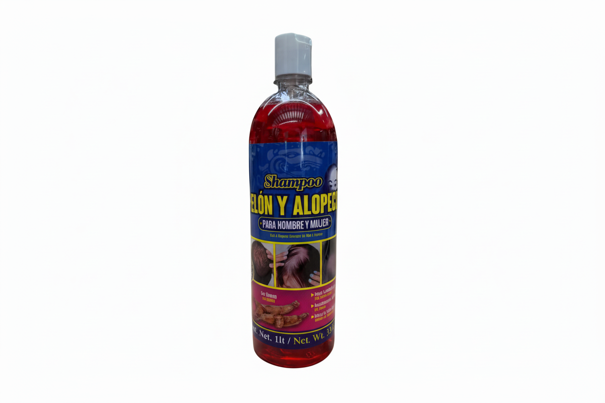 Natural De Mexico Shampoo Pelon Y Alopecia 1LT