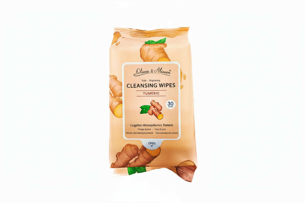 MIT010 She Makeup Remover Wipes Tumeric
