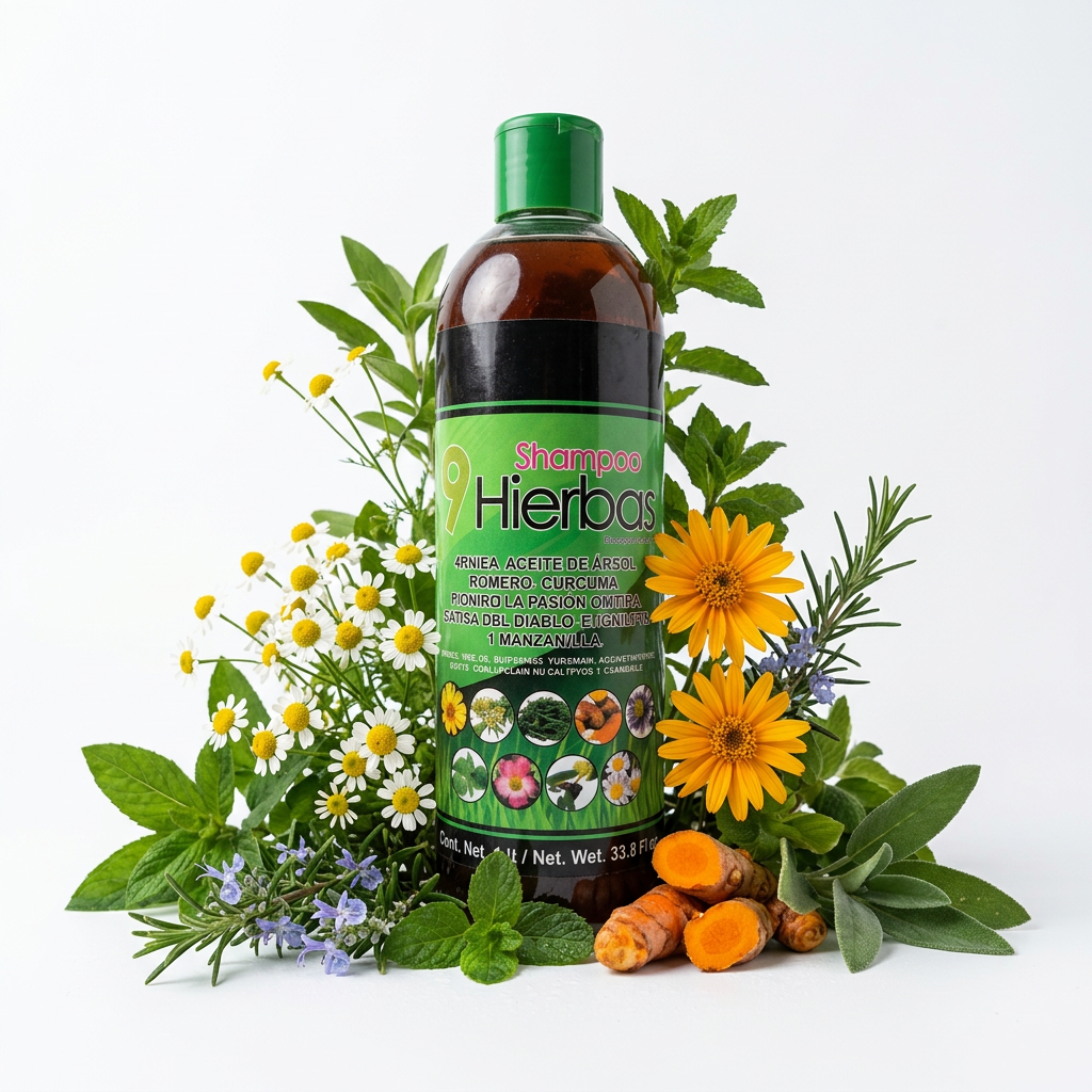 Shampoo 9 Hierbas 1LT