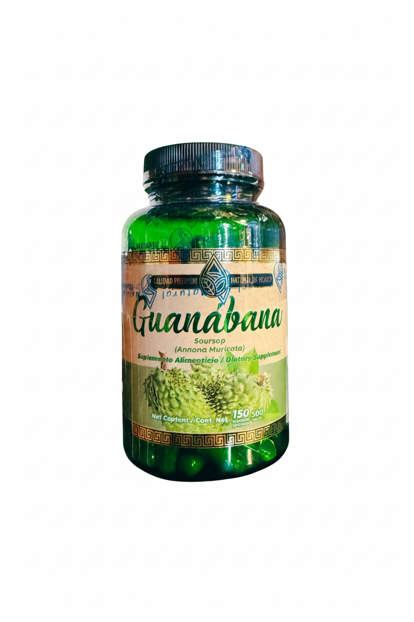 Guanabana Calidad Premium 150 Capsulas