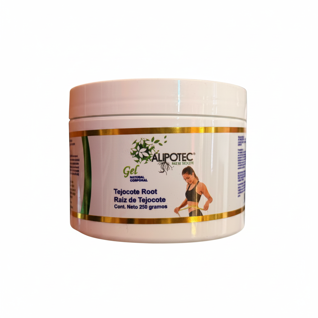 Alipotec Gel Natural Corporal Tejocote Root Raiz De Tejocote Cont. Neto 250G