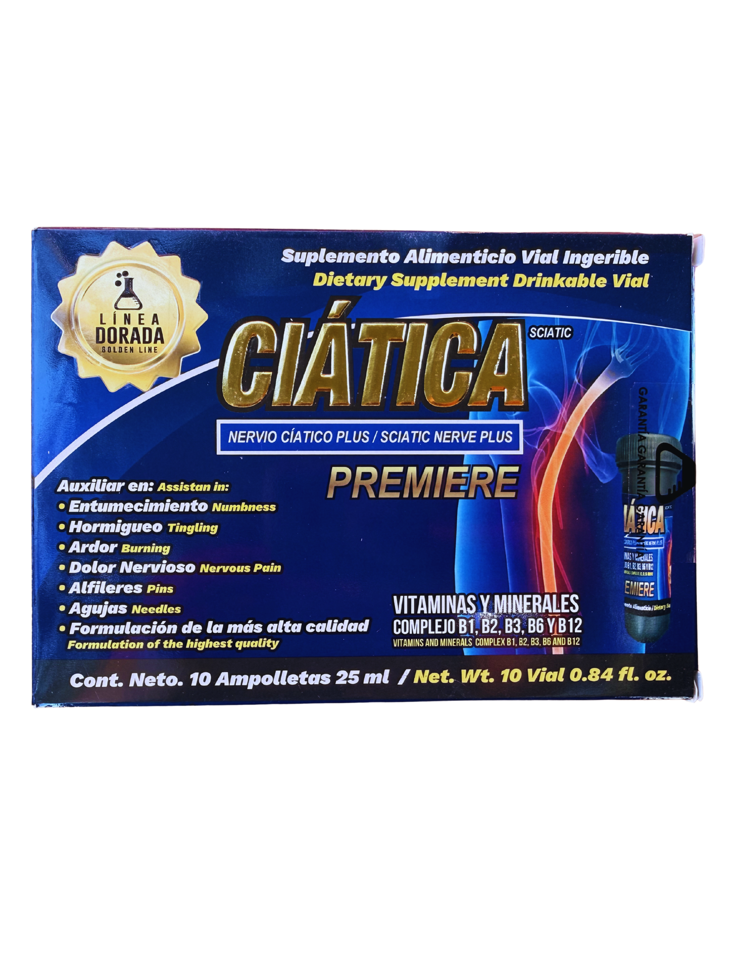 Suplemento Alimenticio Vial Ingerible "CIATICA" 25ML