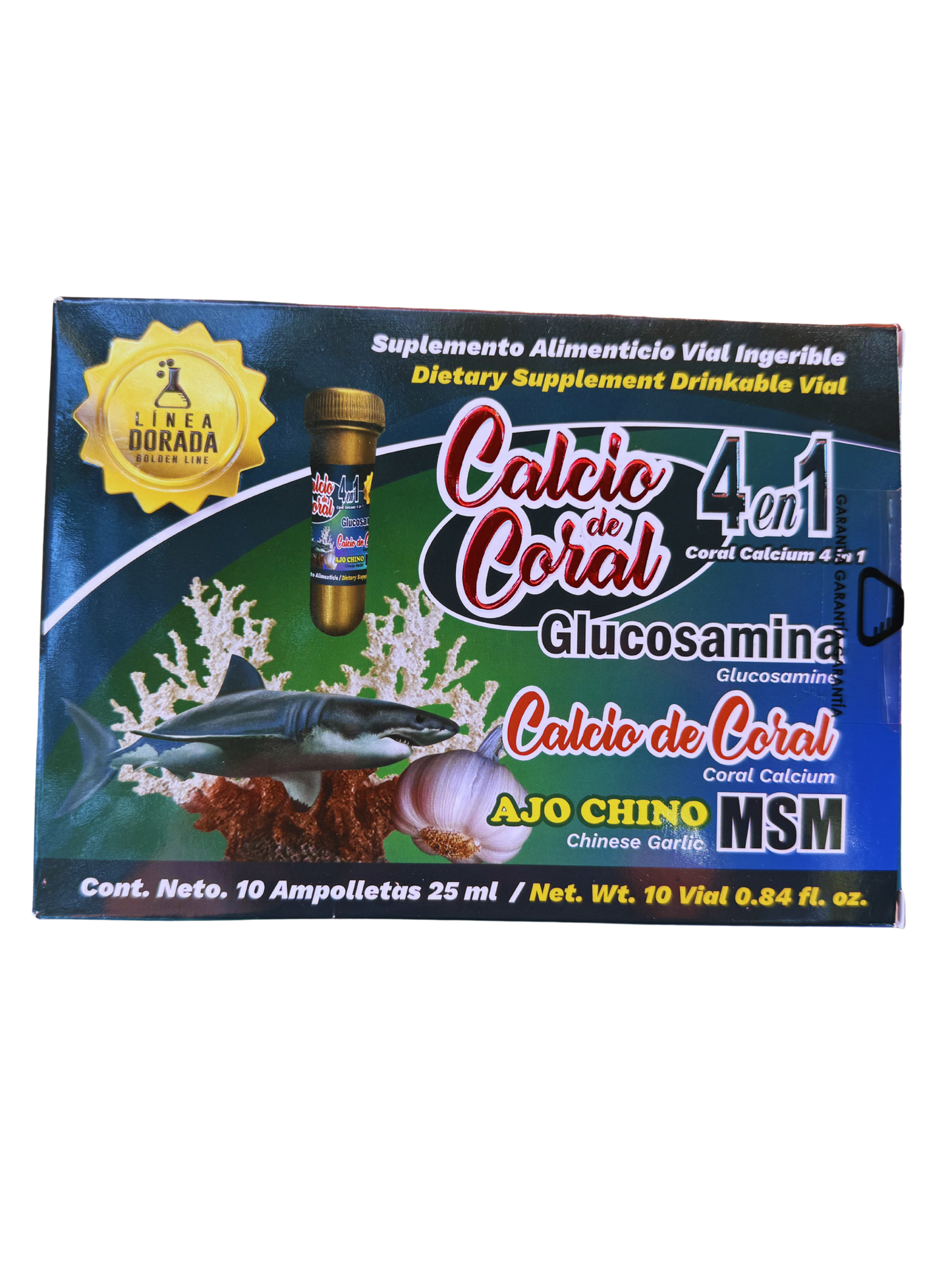 Suplemento Alimenticio Vial Ingerible "CALCIO DE CORAL" 25ML