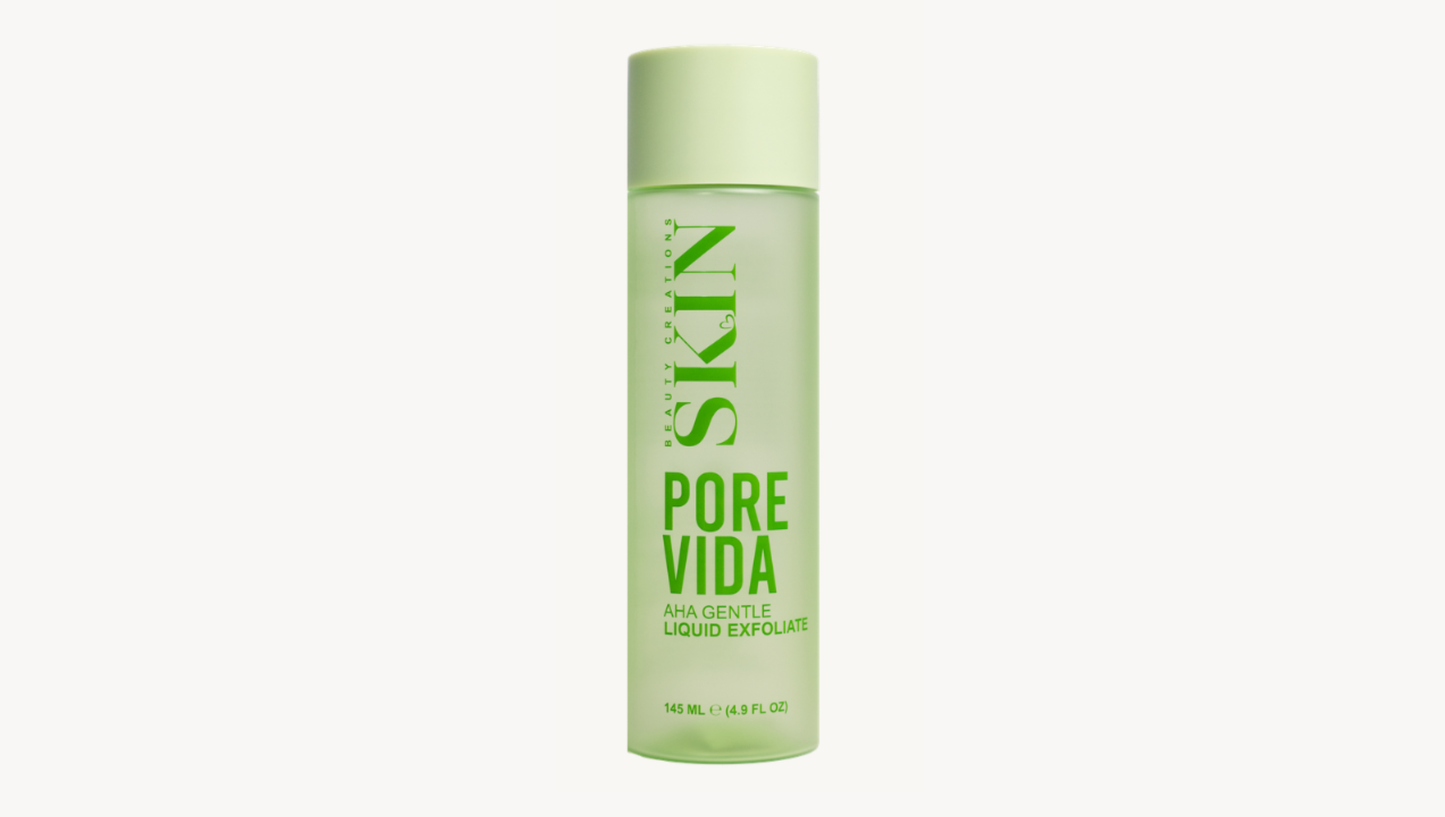SK-PVLE Beauty Creations Pore Vida 5.7% AHA Gentle Liquid Exfoliate 145ML (1PCS)