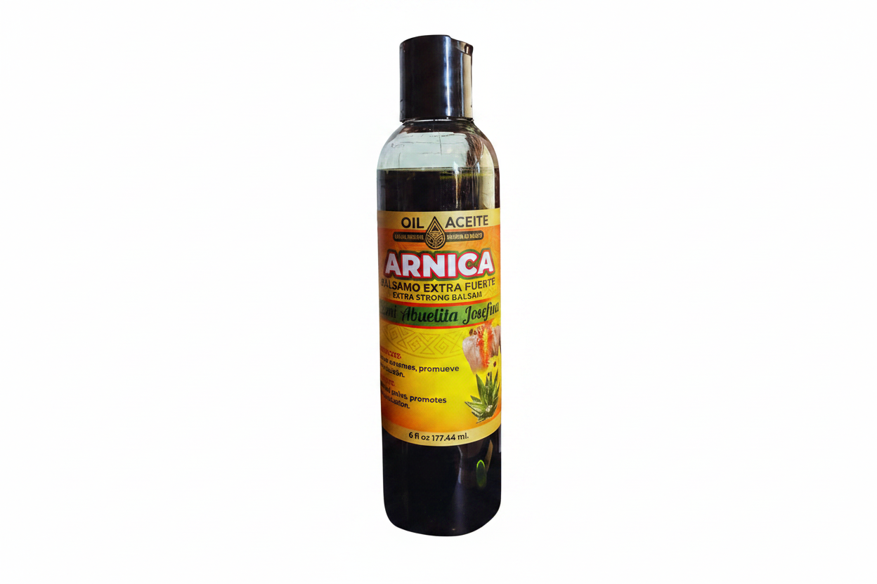 Aceite Calidad Premium "Arnica De Mi Abuelita Josefina" Extra Fuerte (6.0oz-177.44ML)