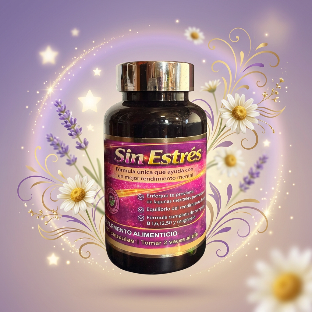 Suplemento Alimenticio "Sin Estres" 6O Capsulas