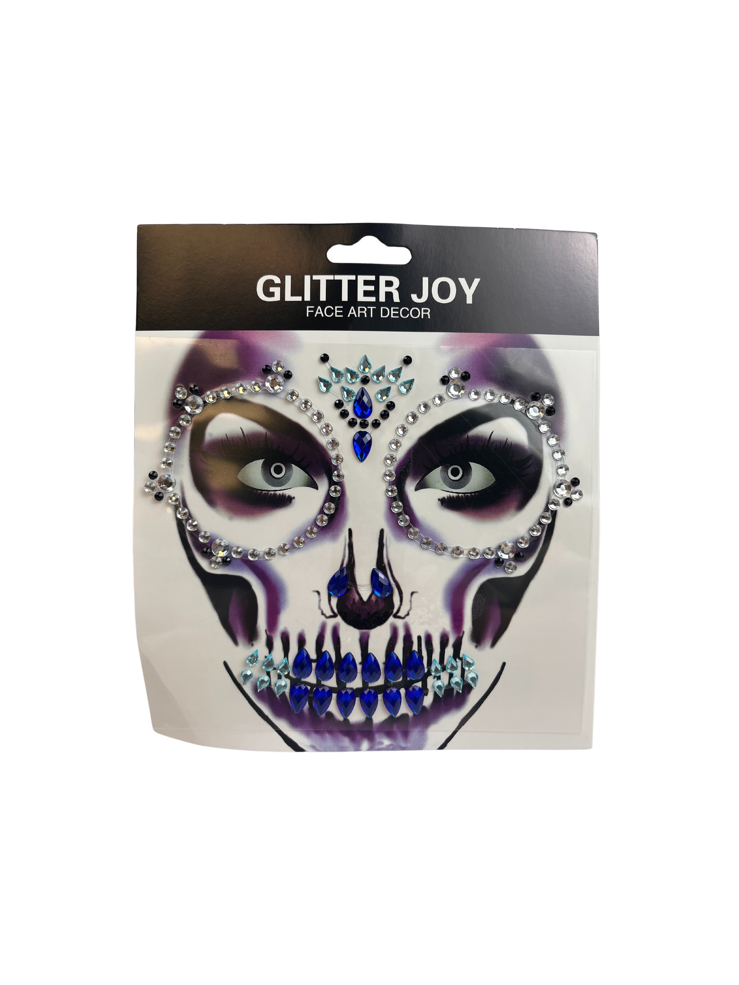 Glittery Joy - Catrina Costume Face Jewel 12pc SET2