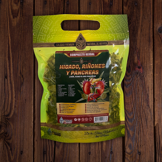 AF-16 Compuesto Herbal Hígado, Riñón y Páncreas Te Cont. 4oz