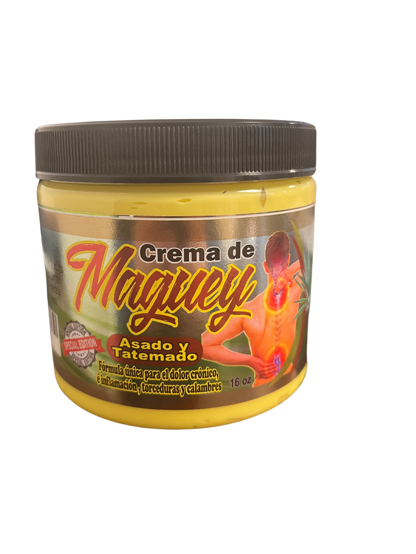 Crema de Maguey Asado y Tatemado. Para Dolores Cronicos. 16oz