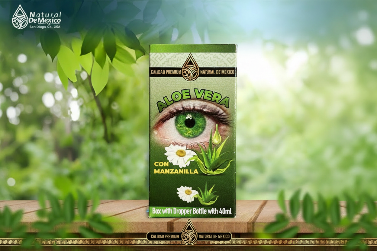 AK-5 Gotas para Ojos de Aloe Vera Con Manzanilla 40ml