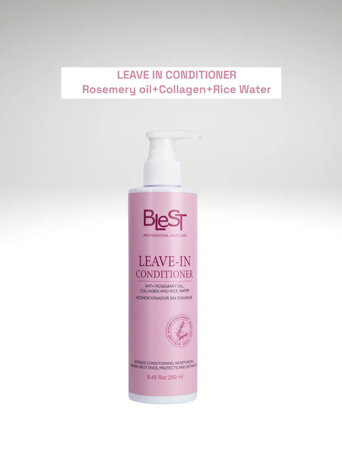 LHC-08 Blest Leave-In Conditioner Rosemery Oil + Collagen + Rice Water 250ml