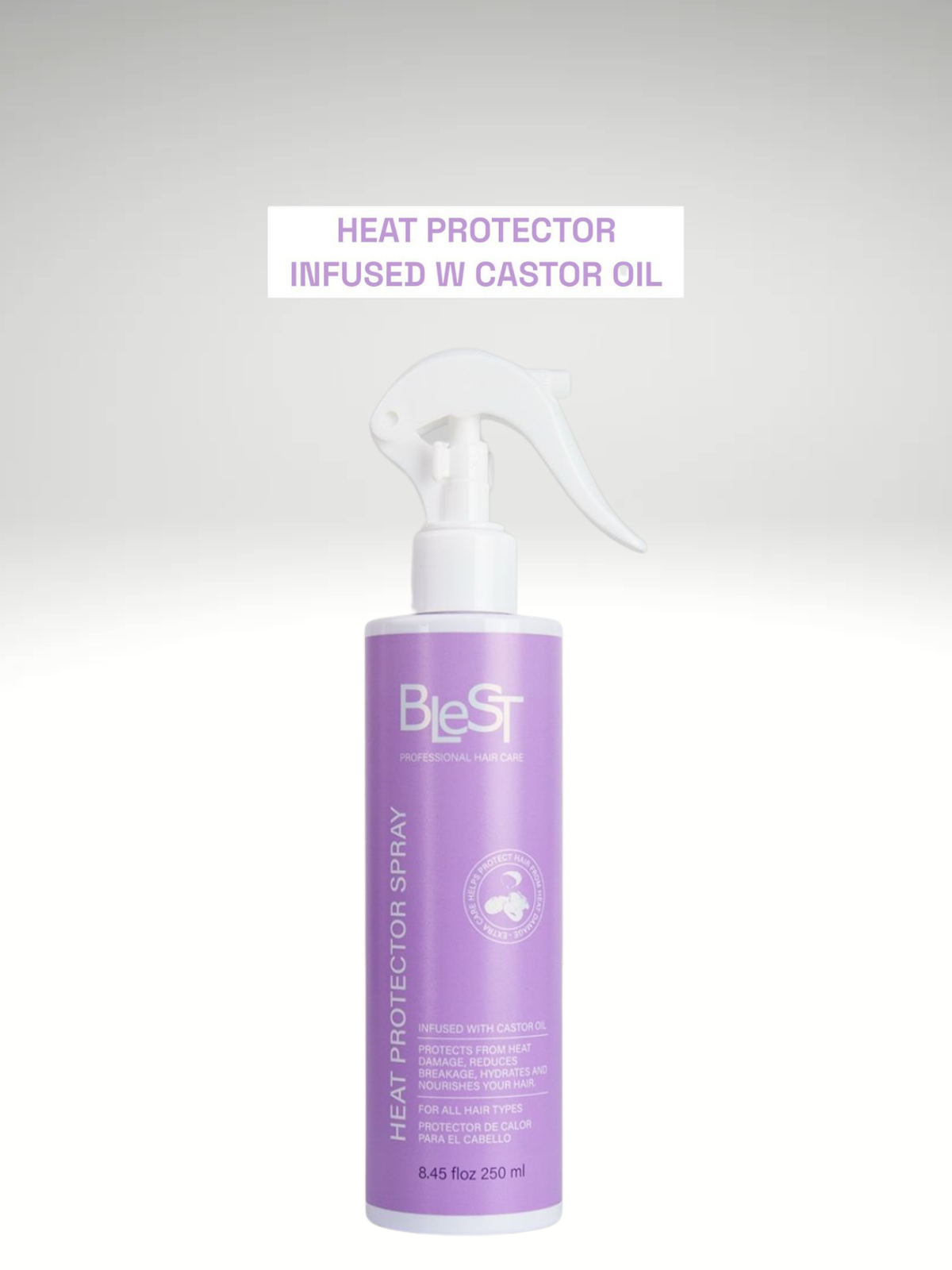 HP-07 Blest Heat Protector With Castor Oil Spray 250ml