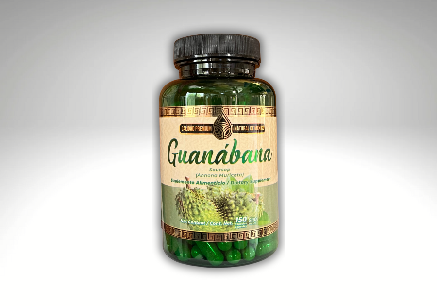 AAD-9 Guanábana Suplemento Alimenticio Cont. 150 Cápsulas