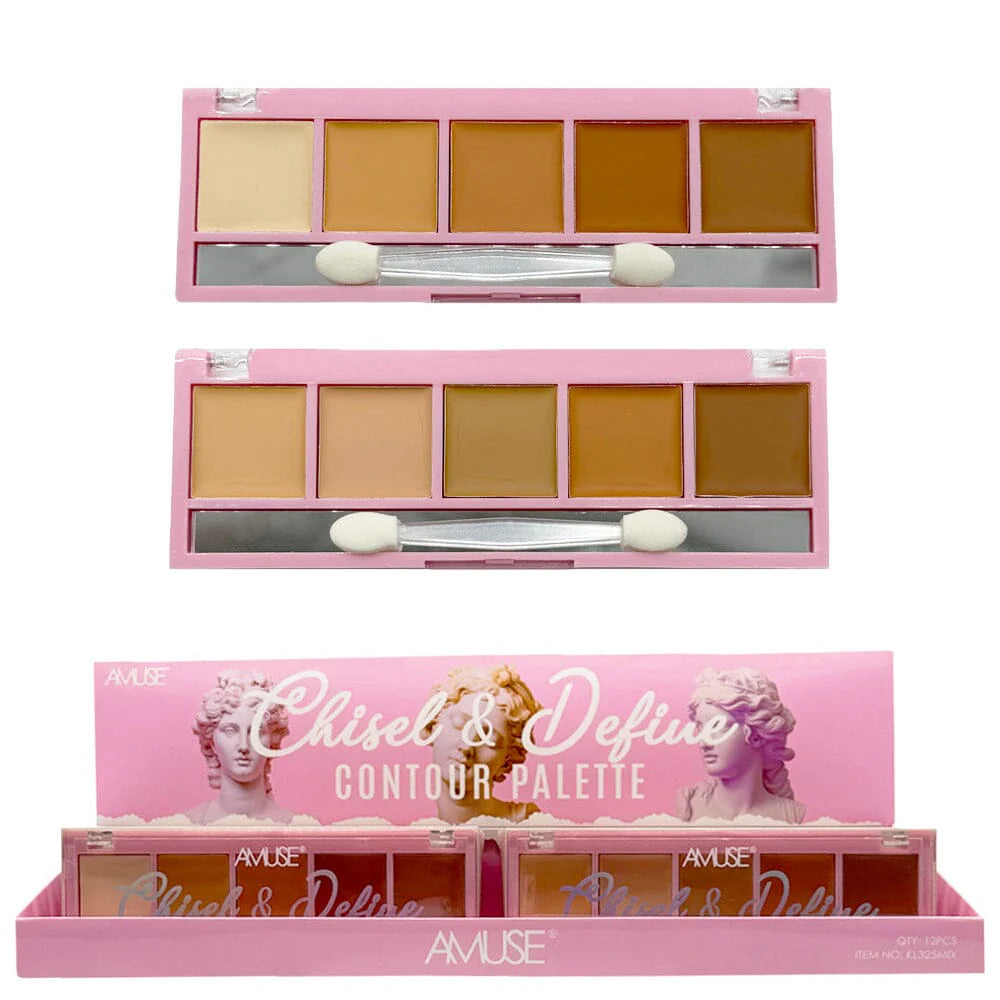 KL325MIX - AMUSE - Chisel & Define Contour Palette Display