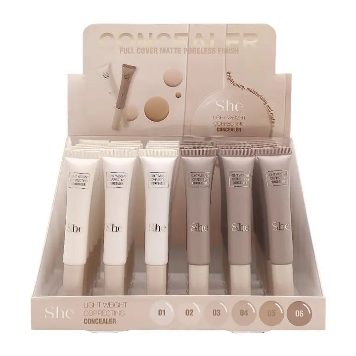 CC1026 S.he Makeup Full Coverage Poreless Finish Concealer Display