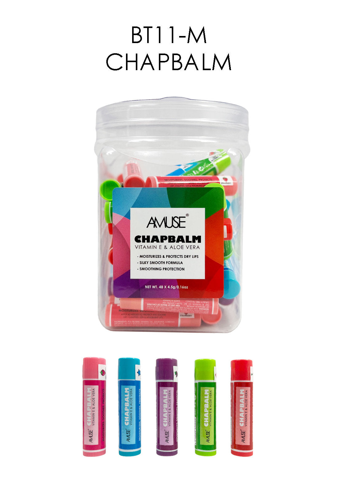 BT11 Amuse Chapbalm 4dz Jar