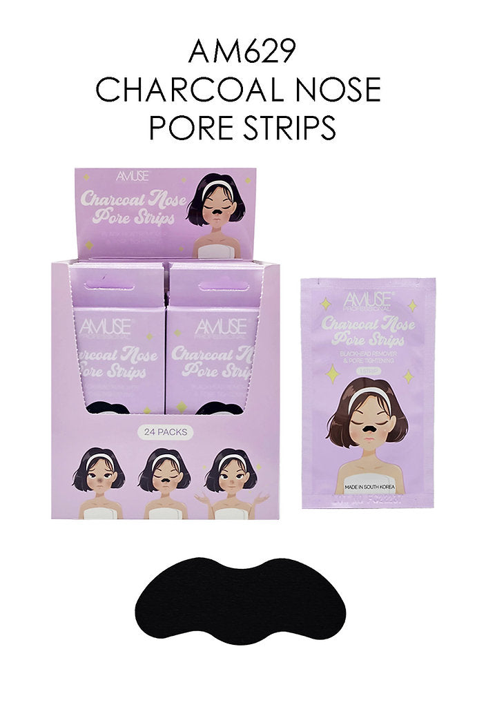 AM629 Amuse Charcoal Nose Pore Strips Display