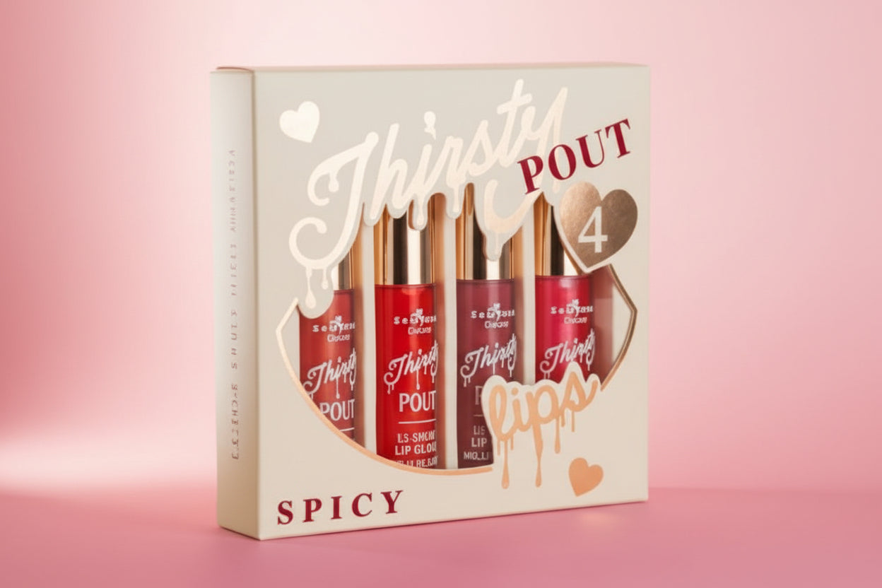 174-02 SPICY Italia Deluxe Thirsty Pout 4 Lips Set