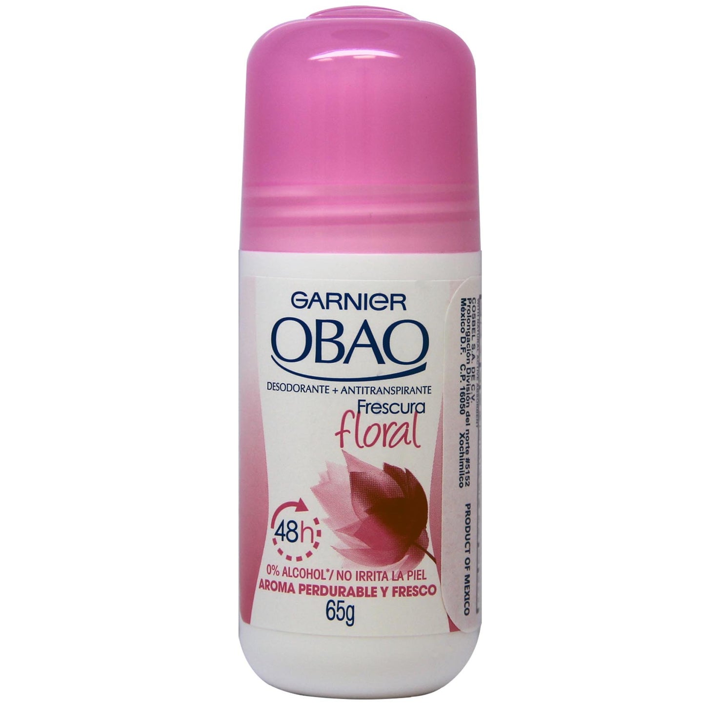 Obao Roll-On Deodorant - Rosa Frescura Floral 65g