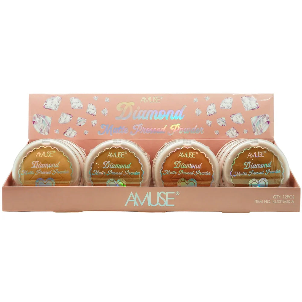 KL301MIX-A - Amuse Diamond Matte Press Powder Display