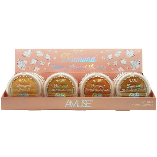 KL301MIX-A - Amuse Diamond Matte Press Powder Display