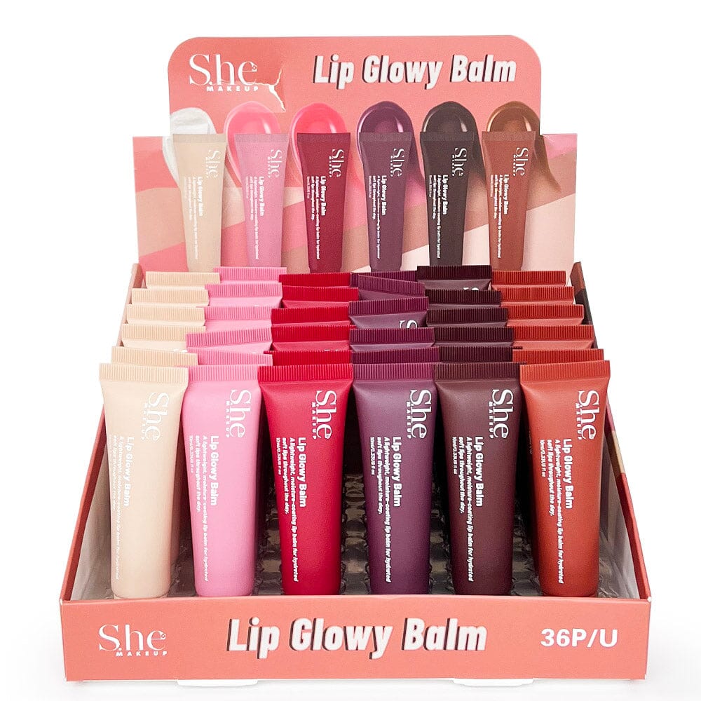 LG24 SHe Makeup Lip Glowy Balm Display