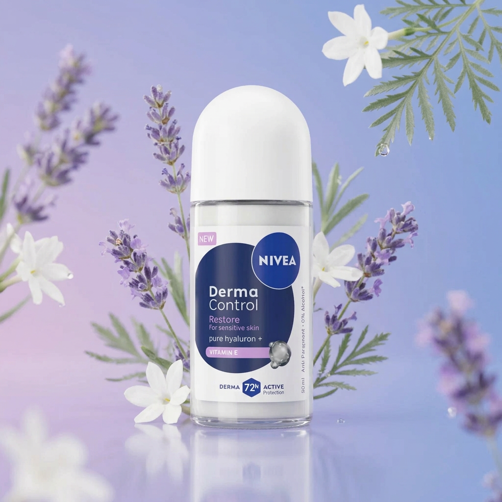 Nivea Derma Control Restore Female 72h Anti-Perspirant Roll-On 50ml