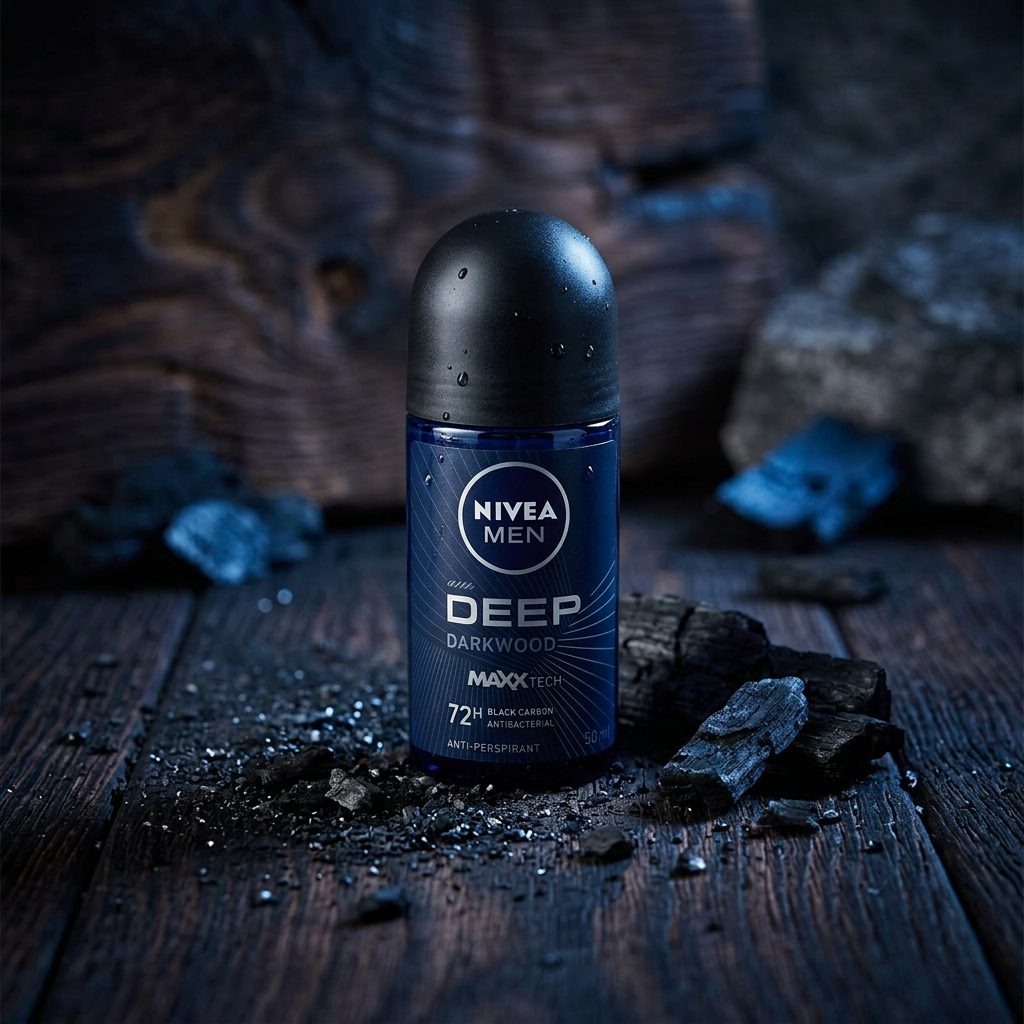 Nivea Deep Darkwood Man 72h Anti-Perspirant Deodorant Roll-On 50ml