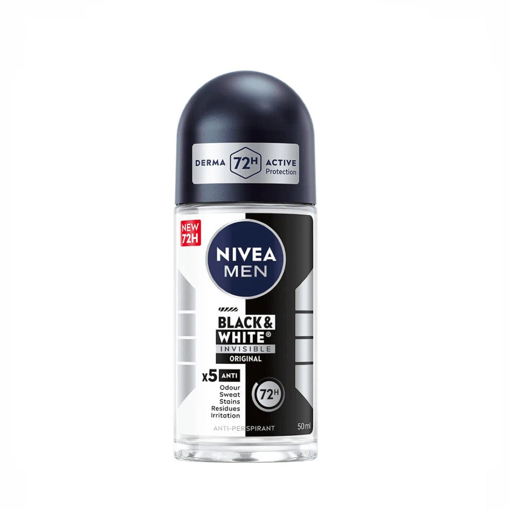 Nivea Men Black And White Deodorant Anti-perspirant 72HRS 50ML