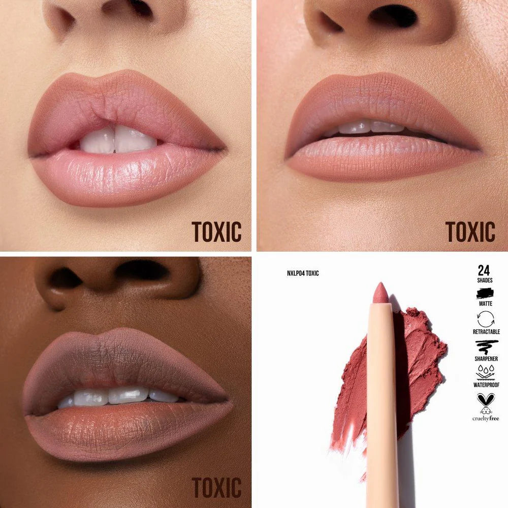 Beauty Creations Nude X Liners (NXLP04, Toxic) 3pc Bundle