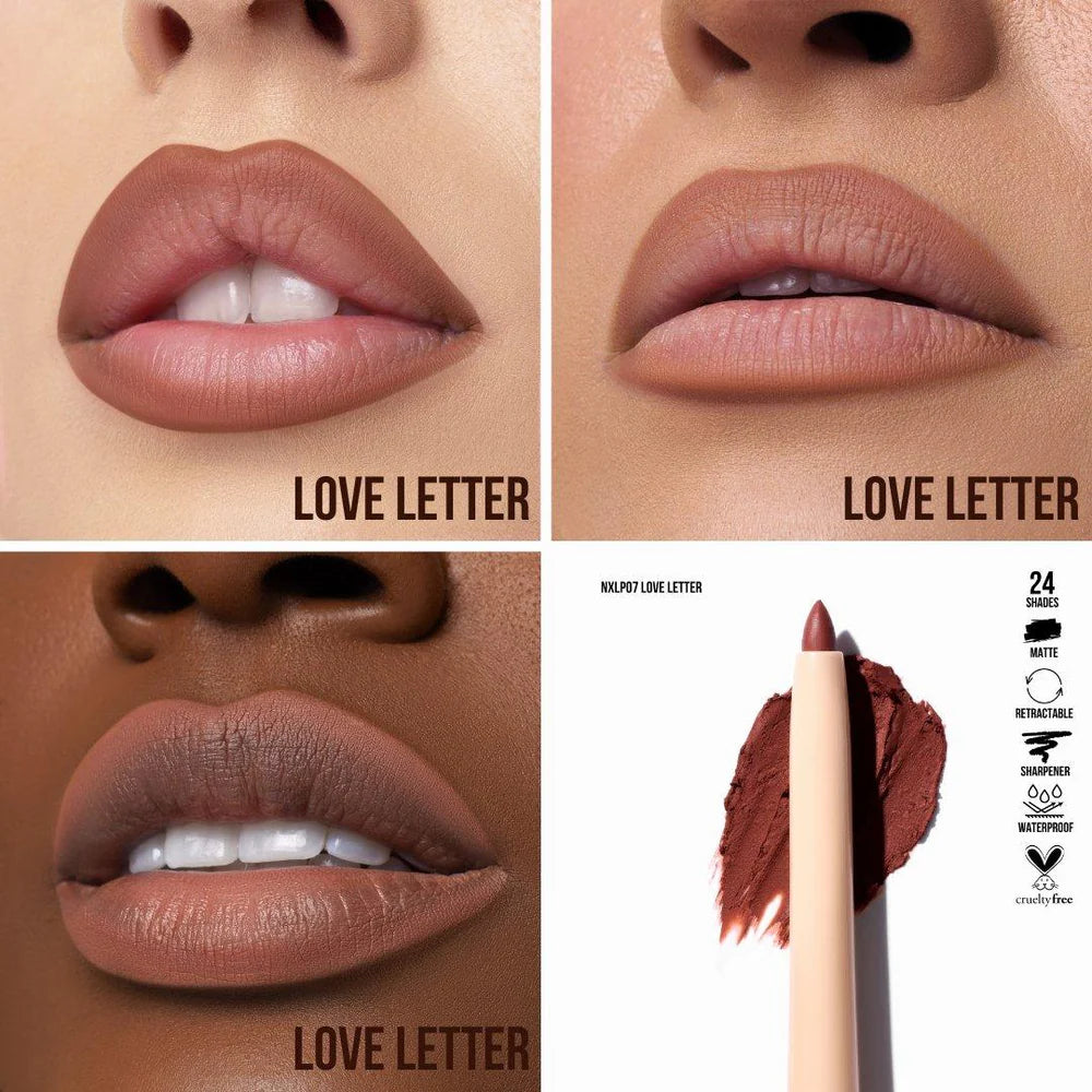 Beauty Creations Nude X Liners (NXLP07, Love Letter) 3pc Bundle